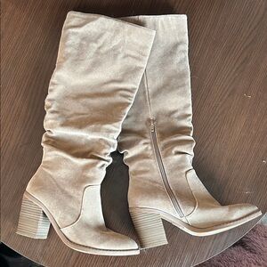 Universal Thread Tan Knee-High Boots